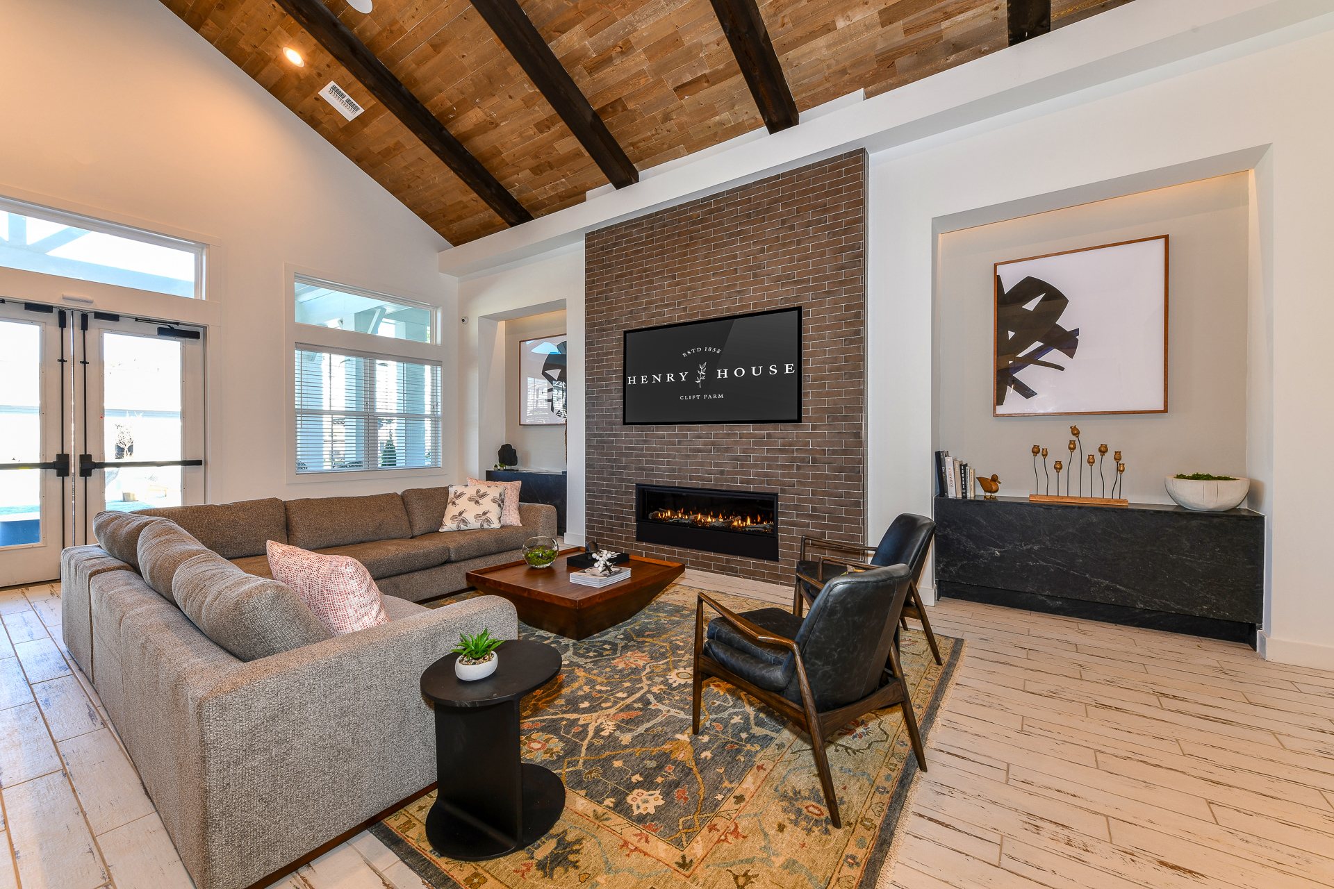 Resident lounge, Henry House at Clift Farm