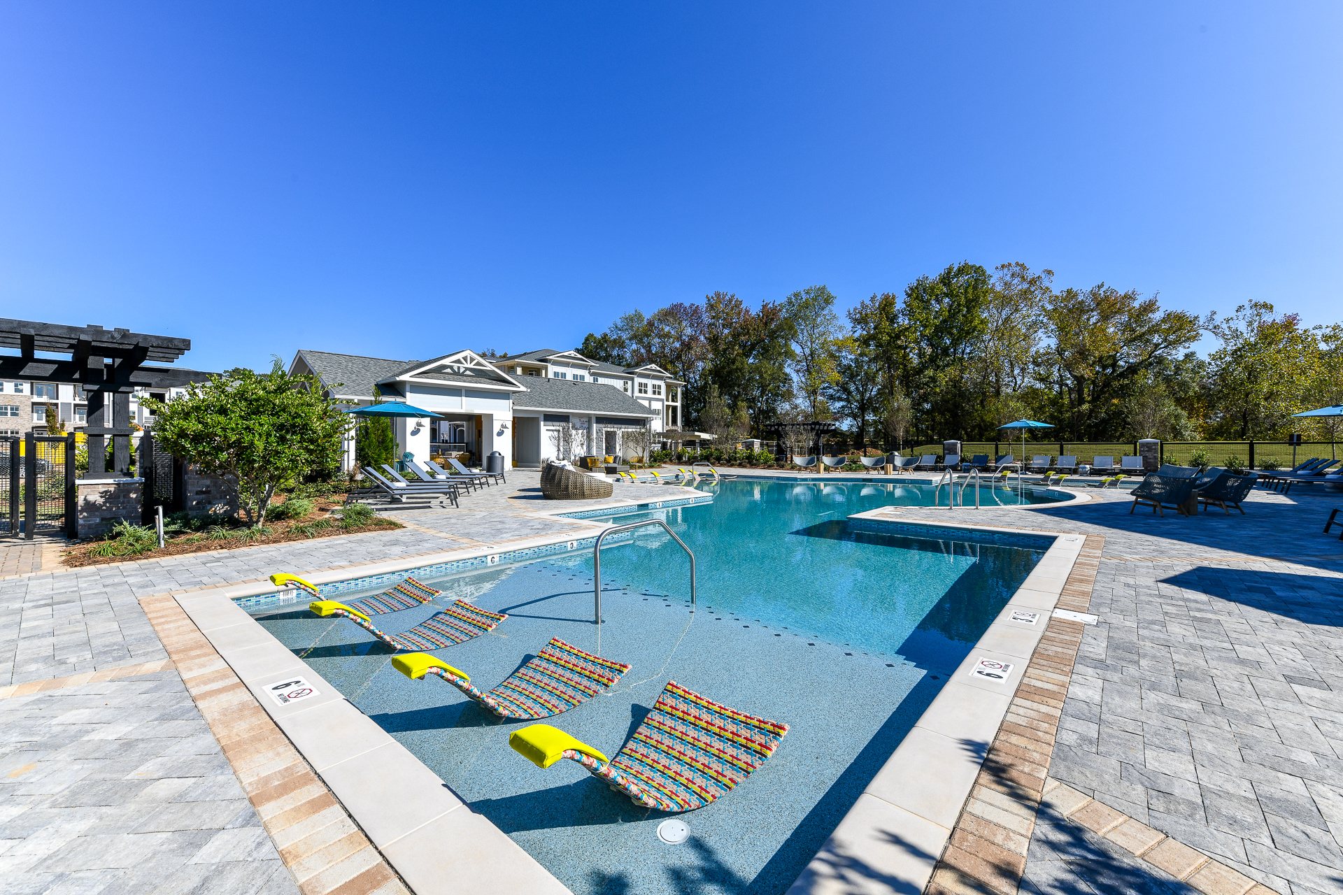 Resort-style pool, Henry House at Clift Farm